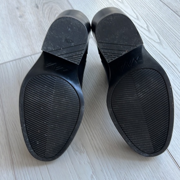 EUC Black Genuine Leather Naya booties. Worn once. - Picture 4 of 7